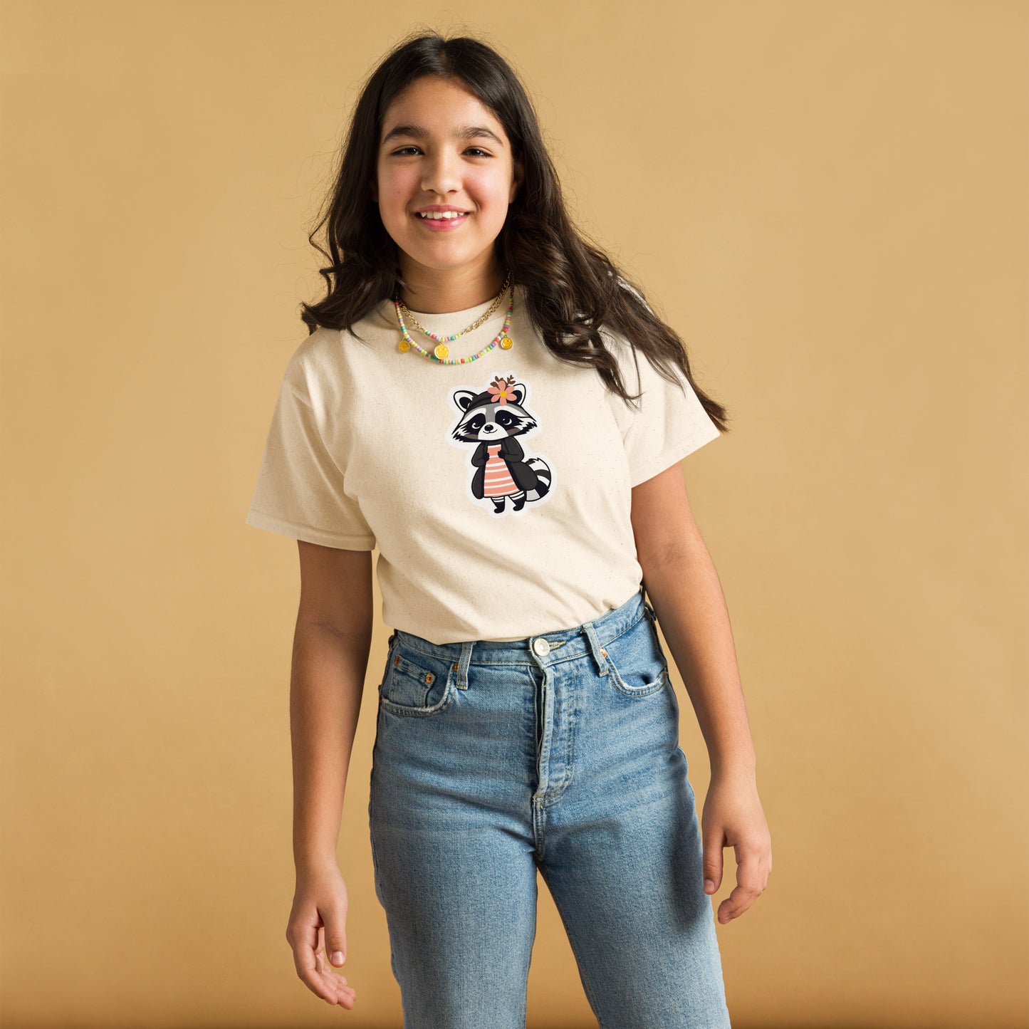 Raccoon Girl Youth Classic Tee