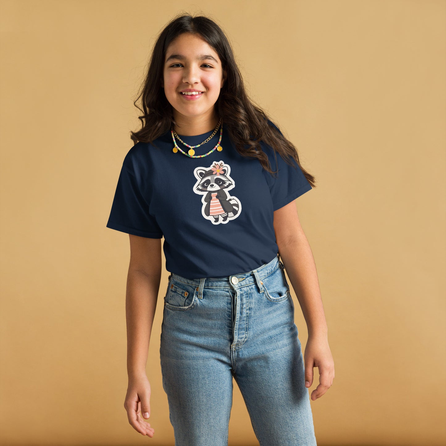 Raccoon Girl Youth Classic Tee