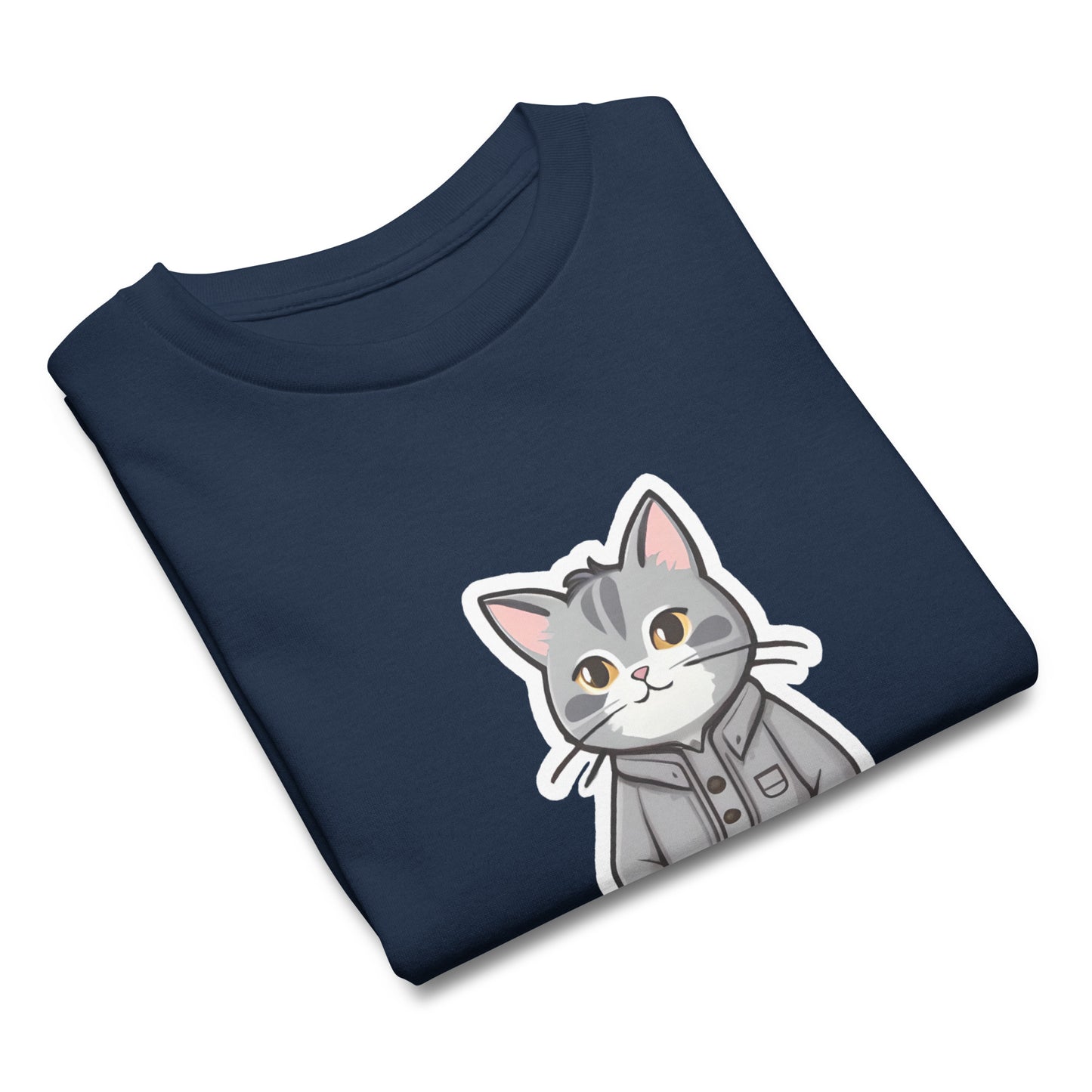 Grey Kitten in a Parka Youth Classic Tee