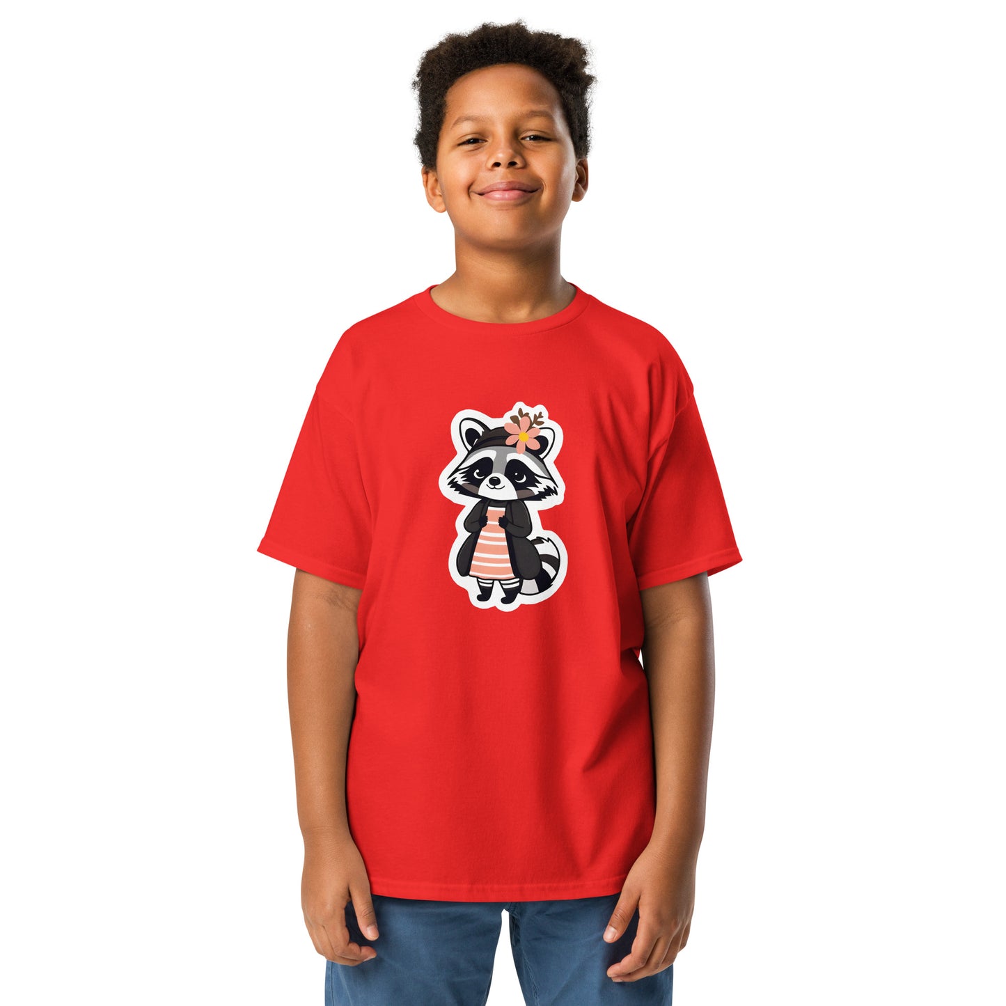 Raccoon Girl Youth Classic Tee