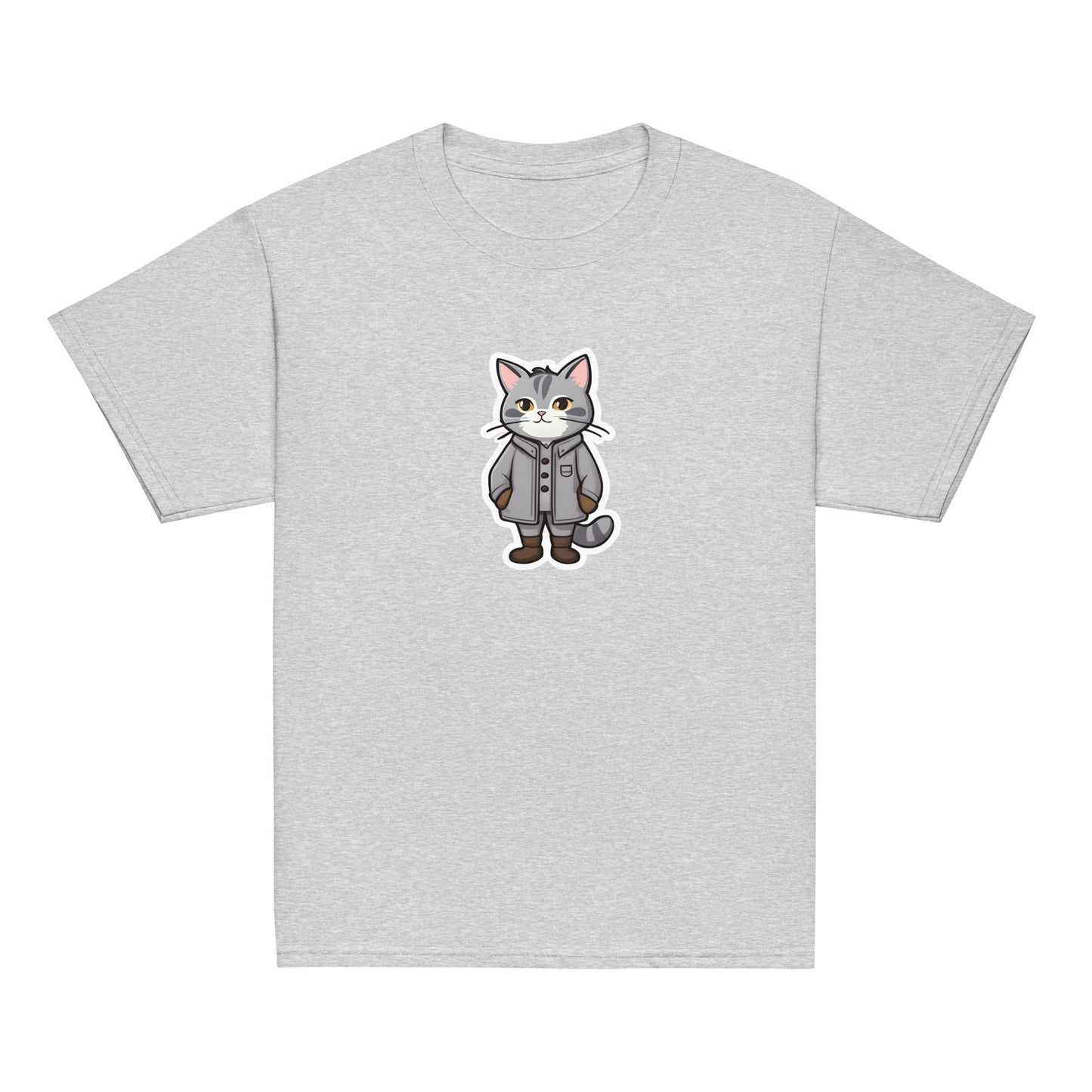 Grey Kitten in a Parka Youth Classic Tee