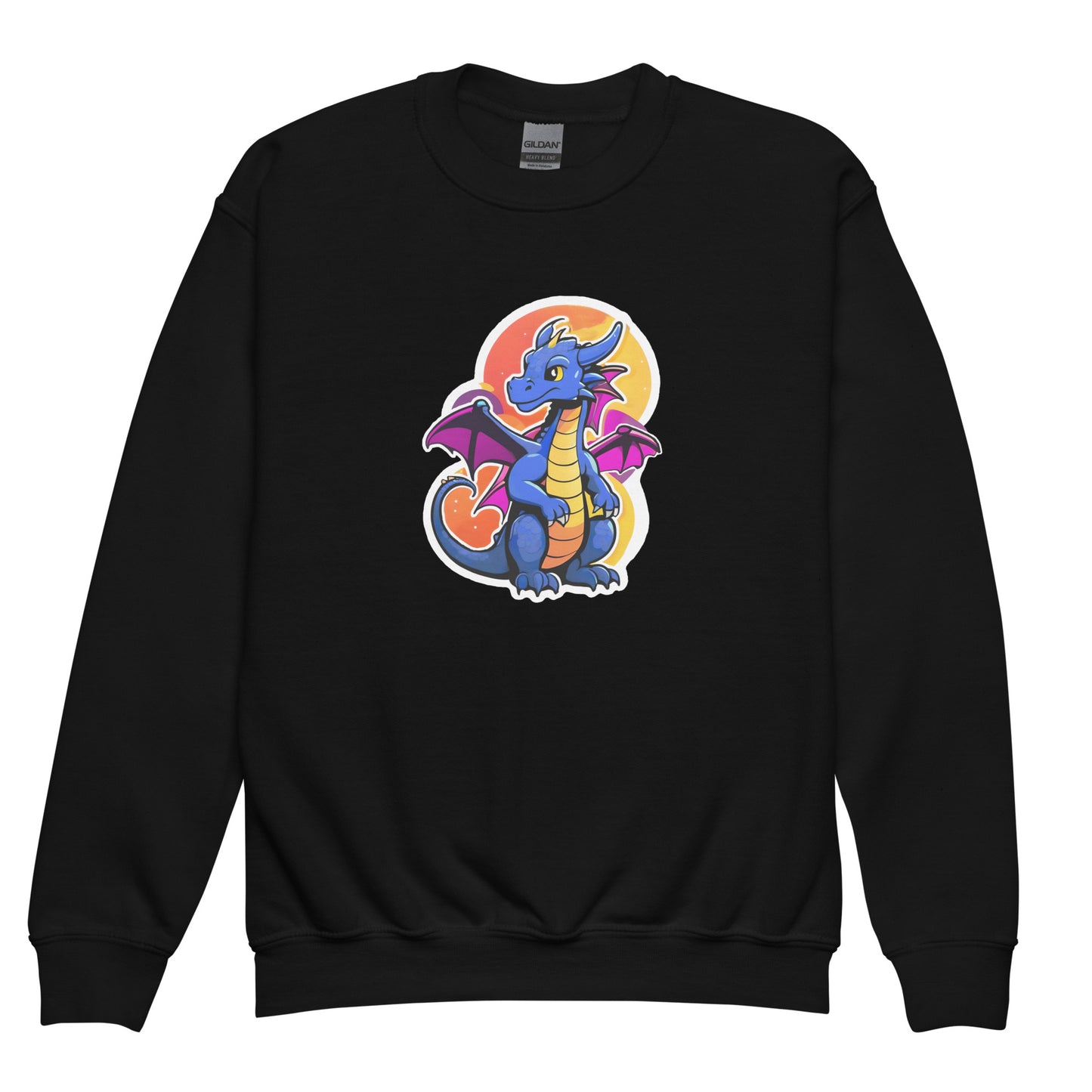 Cute Dragon Youth Crewneck Sweatshirt