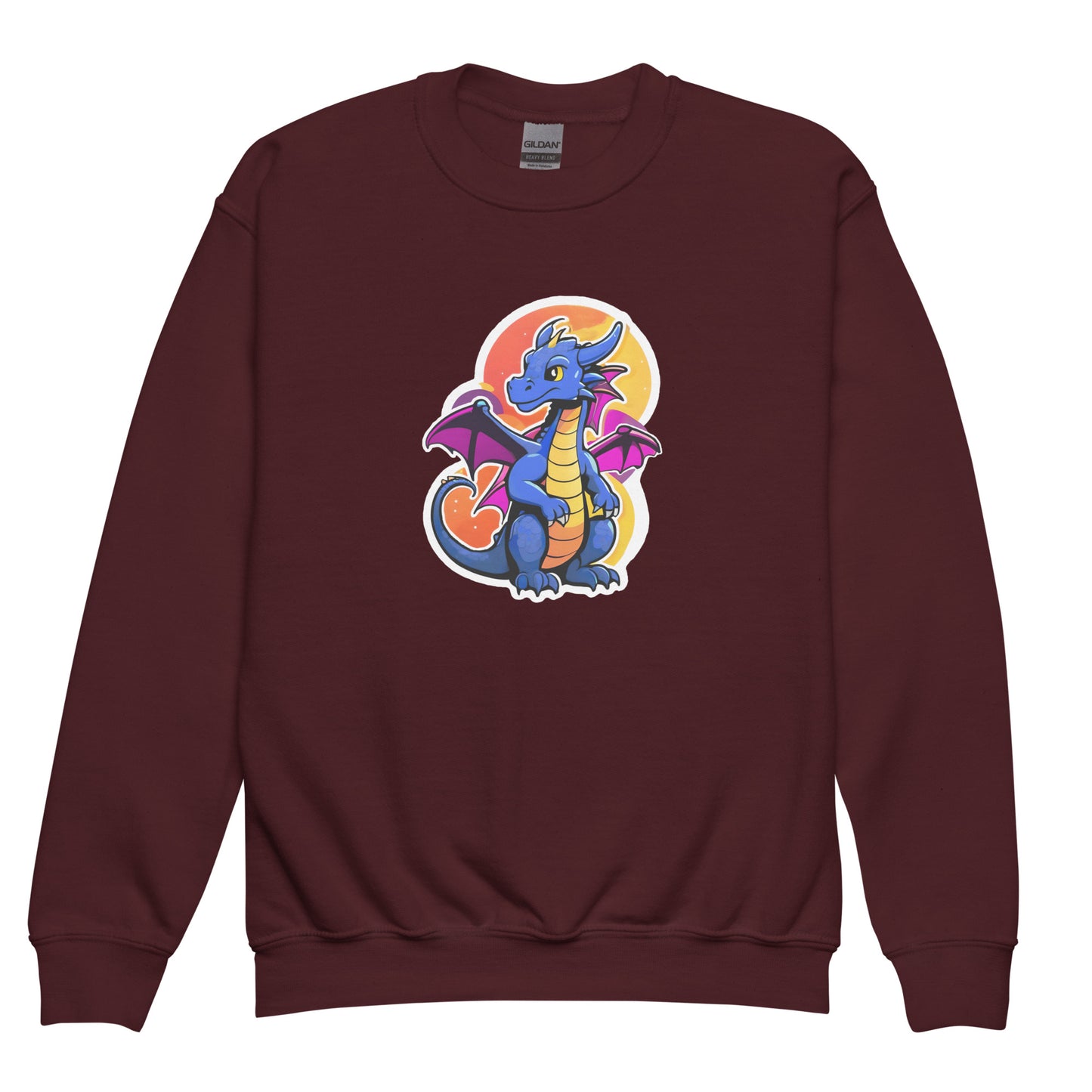 Cute Dragon Youth Crewneck Sweatshirt