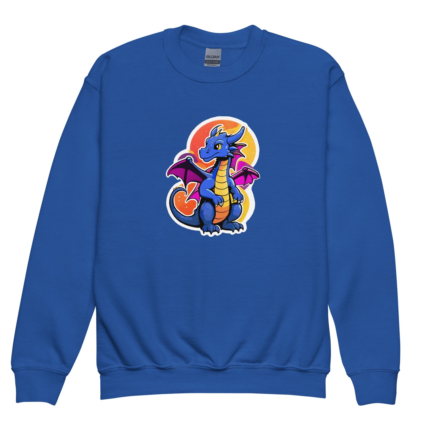 Cute Dragon Youth Crewneck Sweatshirt