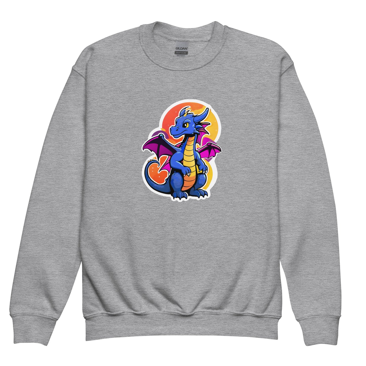 Cute Dragon Youth Crewneck Sweatshirt