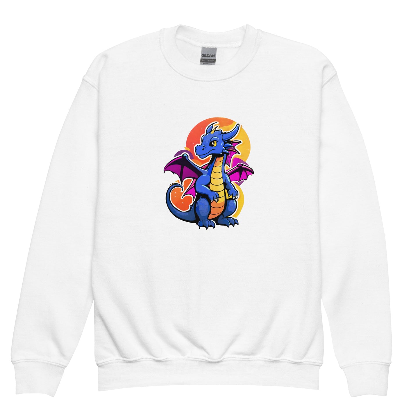 Cute Dragon Youth Crewneck Sweatshirt