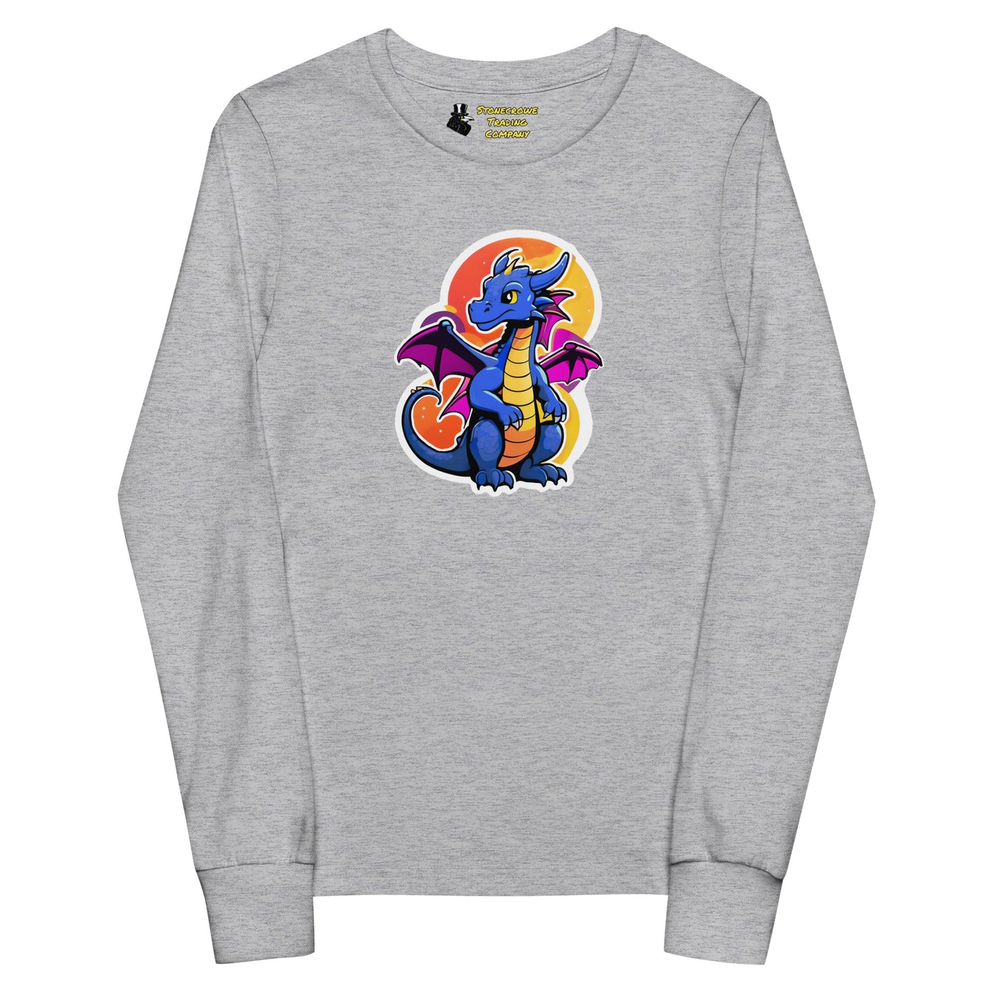 Cute Dragon Youth Long Sleeve Tee