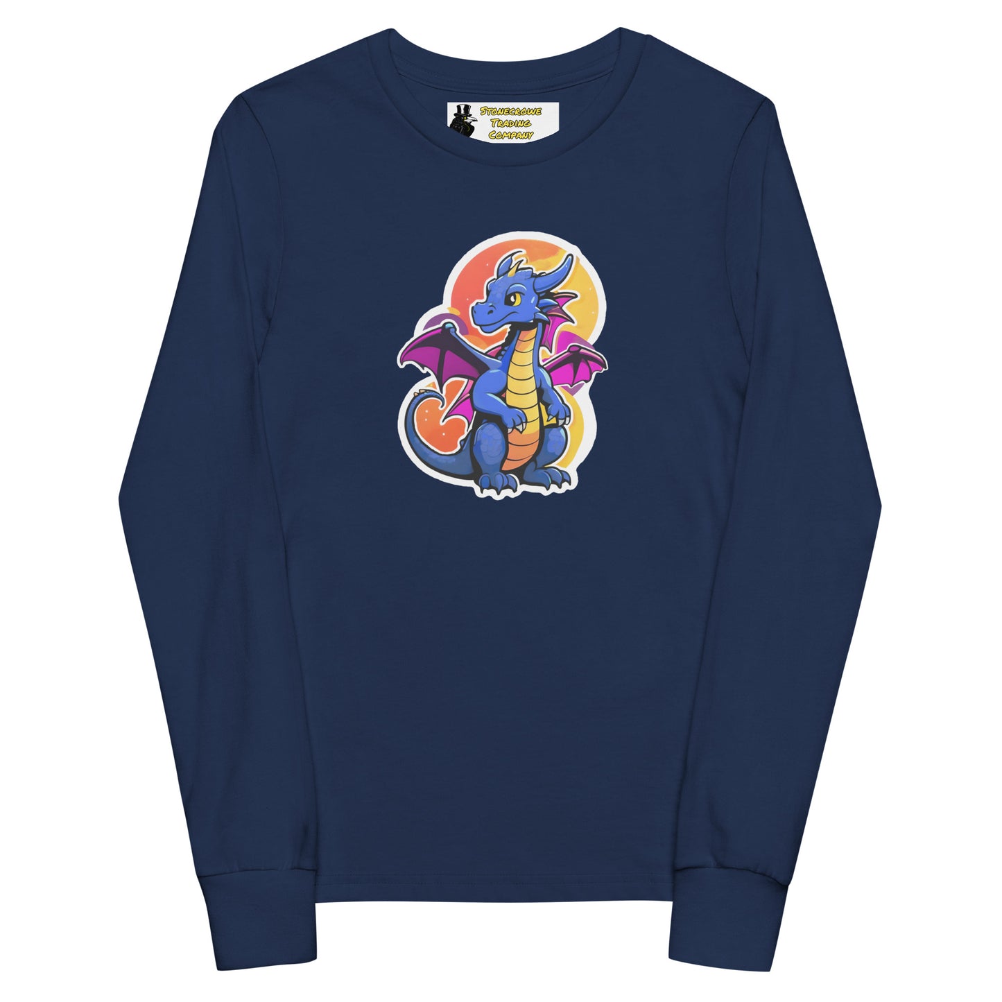 Cute Dragon Youth Long Sleeve Tee