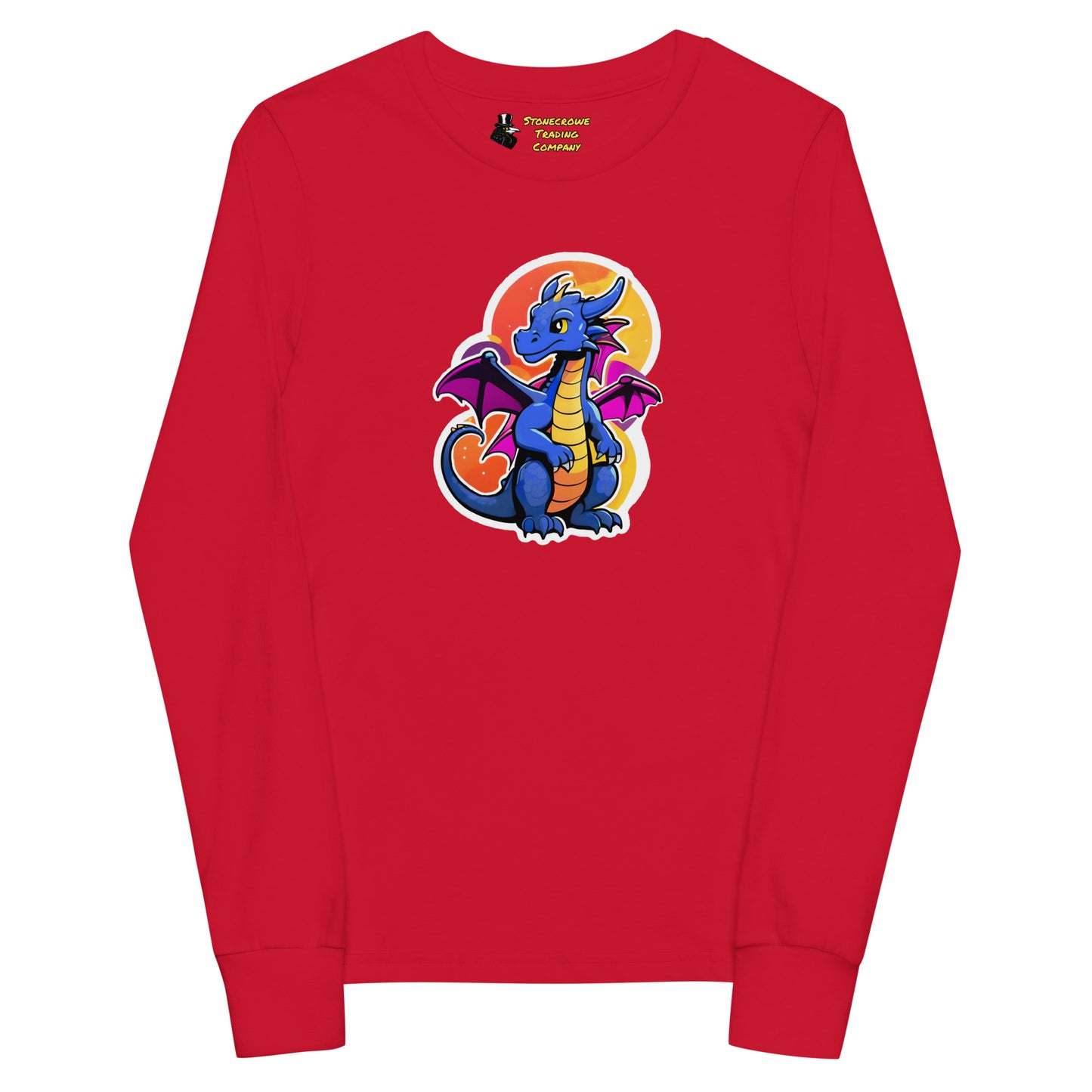 Cute Dragon Youth Long Sleeve Tee