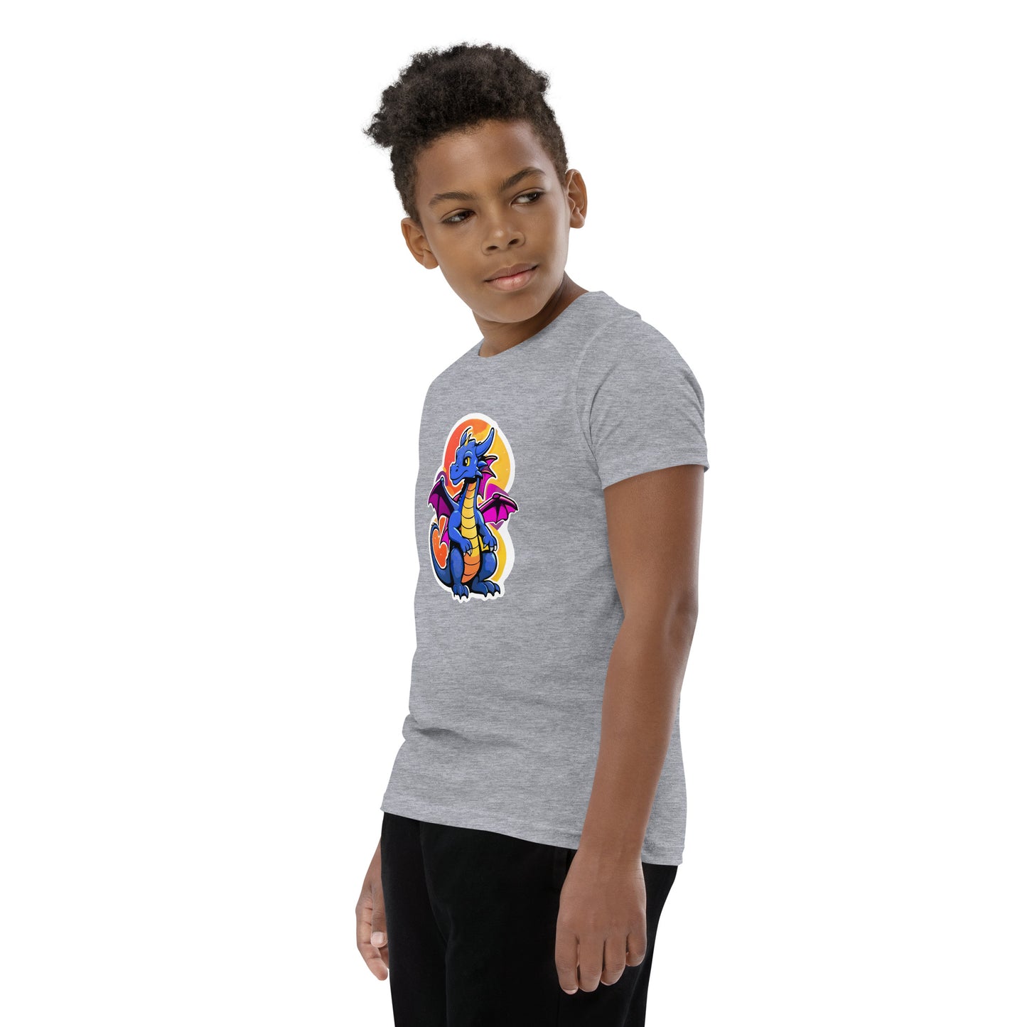 Cute Dragon Youth Short Sleeve T-Shirt