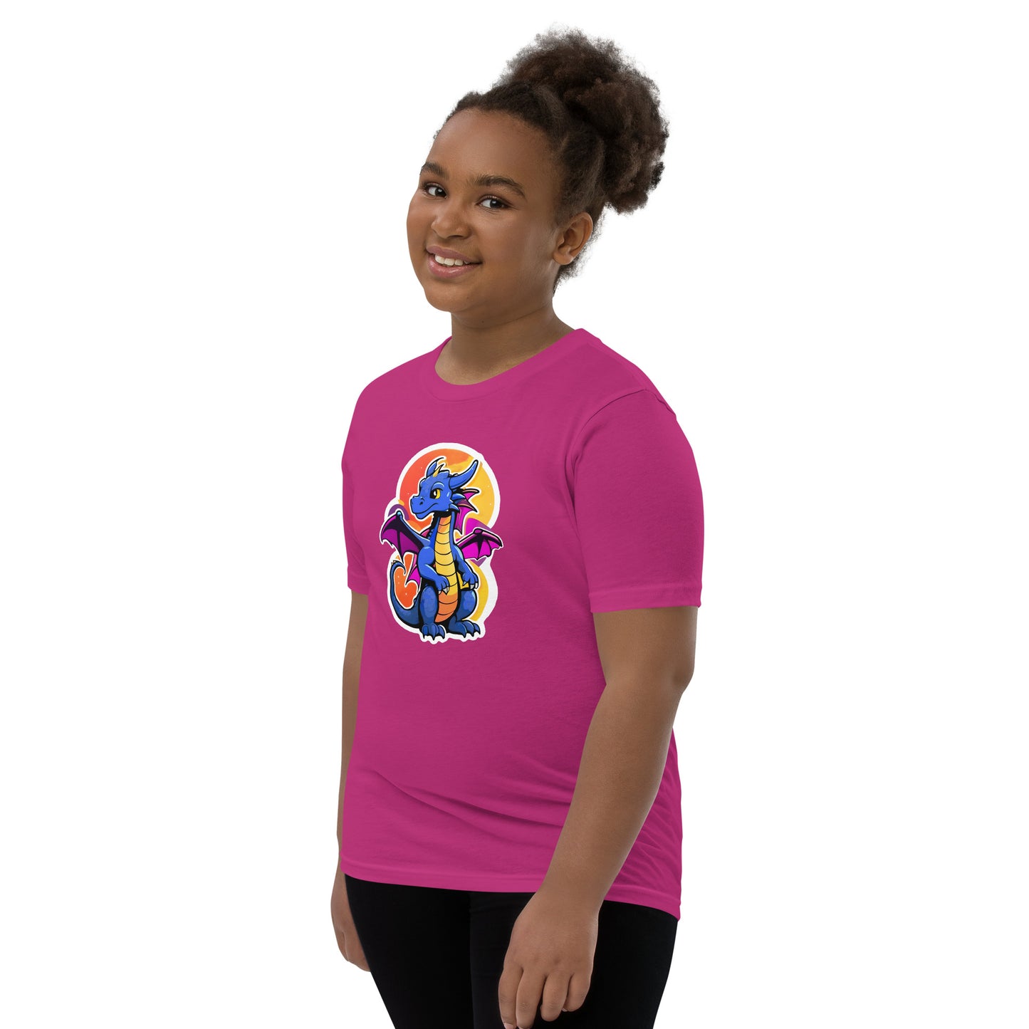 Cute Dragon Youth Short Sleeve T-Shirt