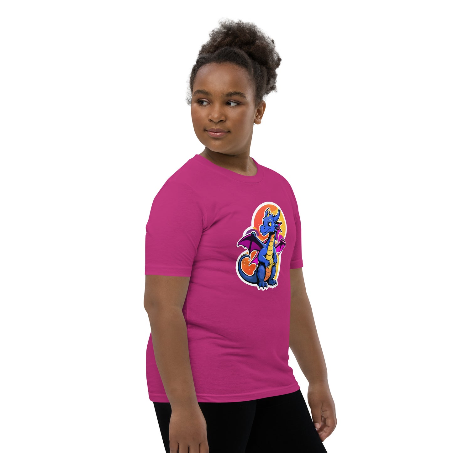 Cute Dragon Youth Short Sleeve T-Shirt