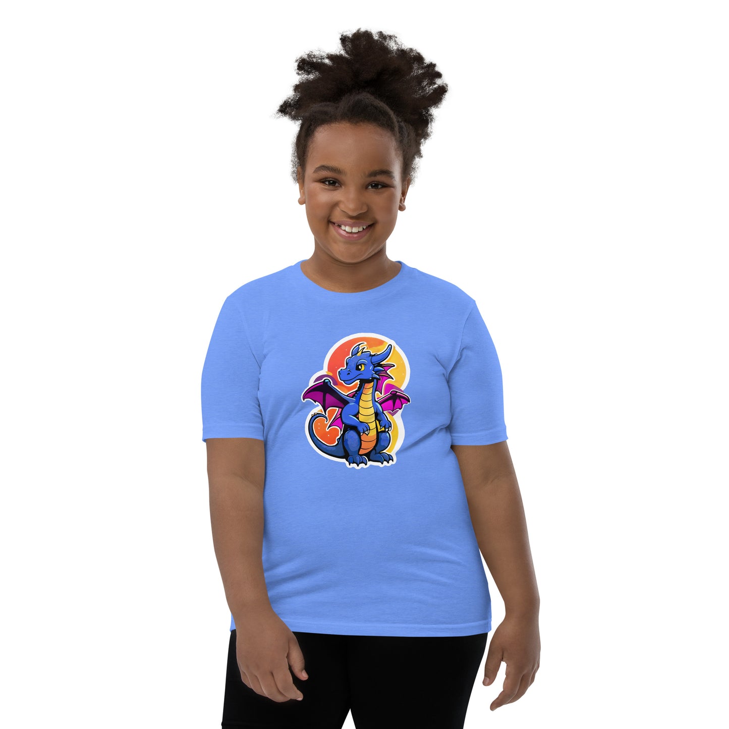 Cute Dragon Youth Short Sleeve T-Shirt