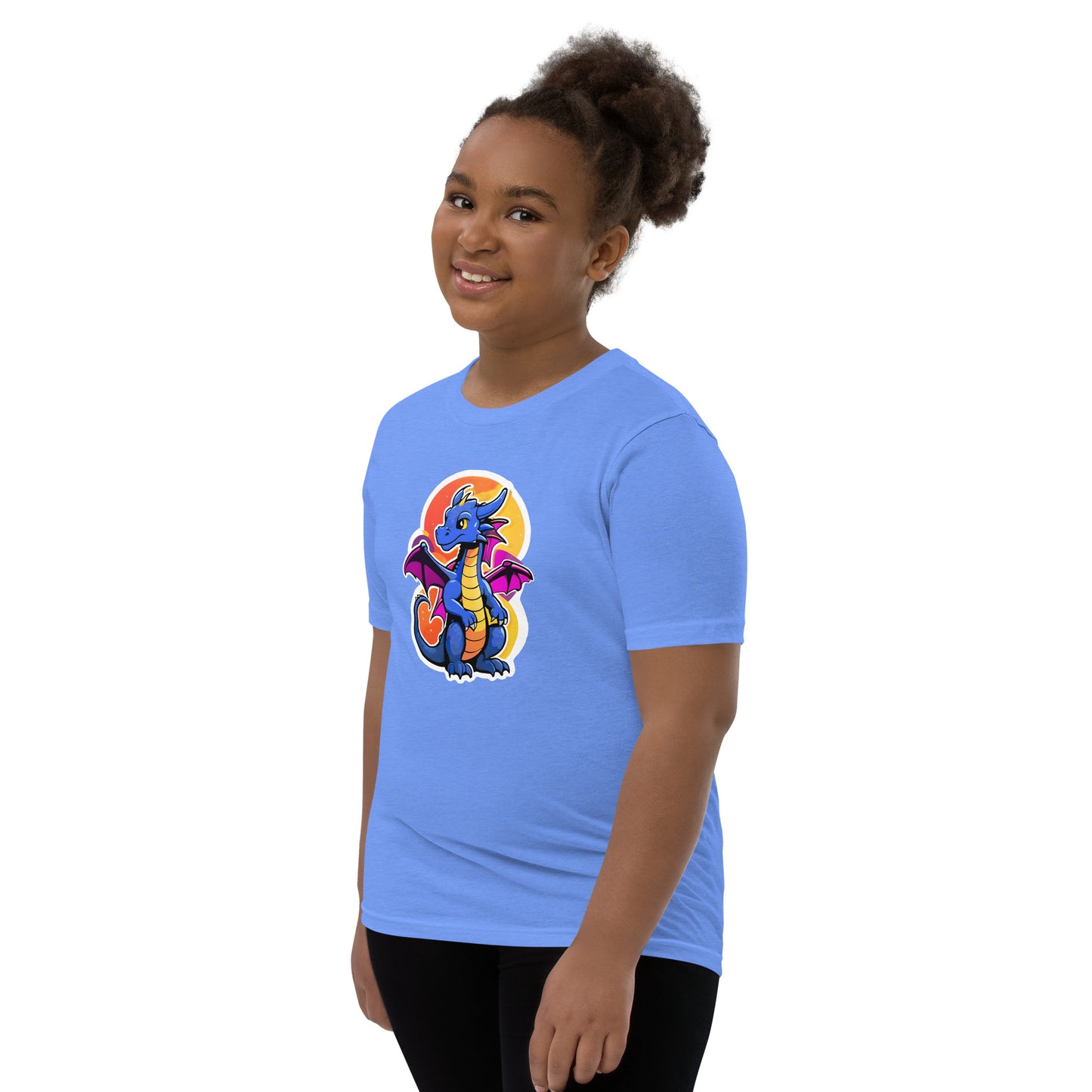 Cute Dragon Youth Short Sleeve T-Shirt