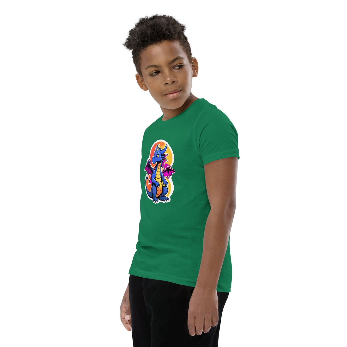 Cute Dragon Youth Short Sleeve T-Shirt