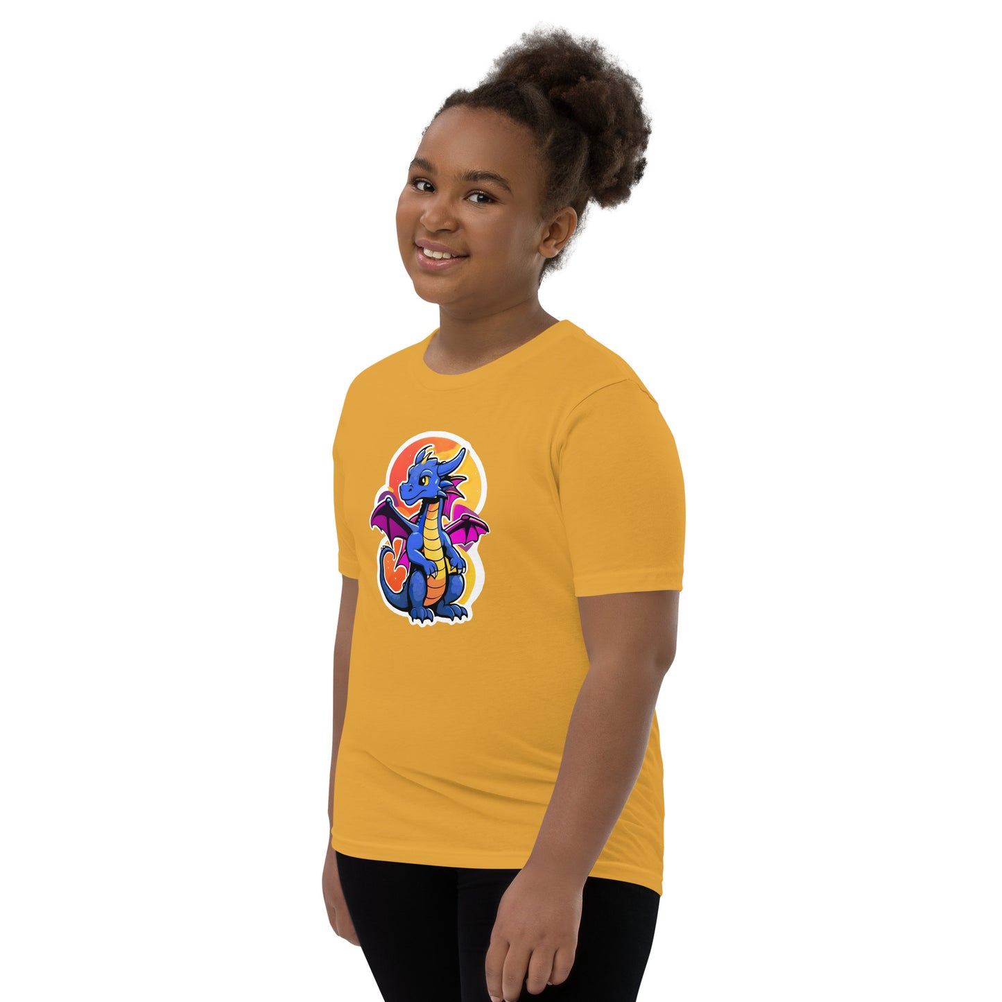 Cute Dragon Youth Short Sleeve T-Shirt