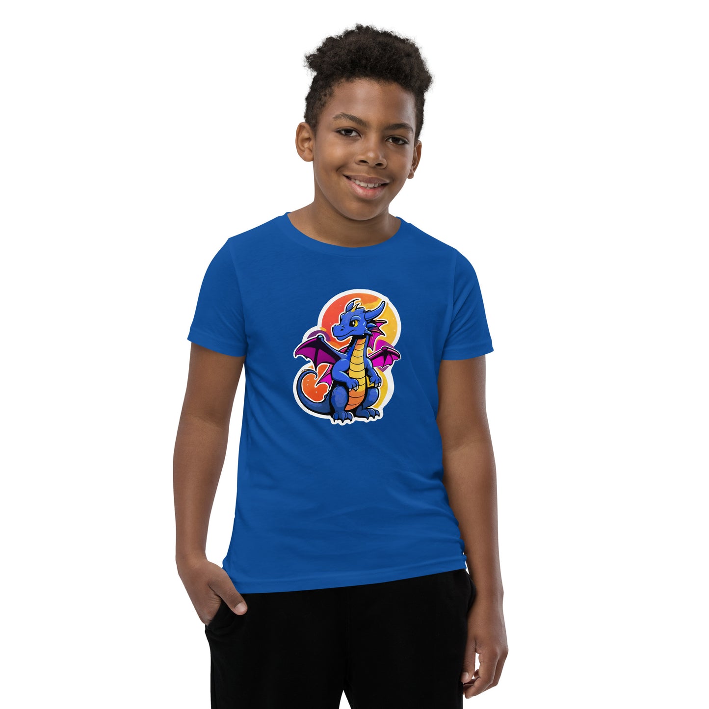 Cute Dragon Youth Short Sleeve T-Shirt