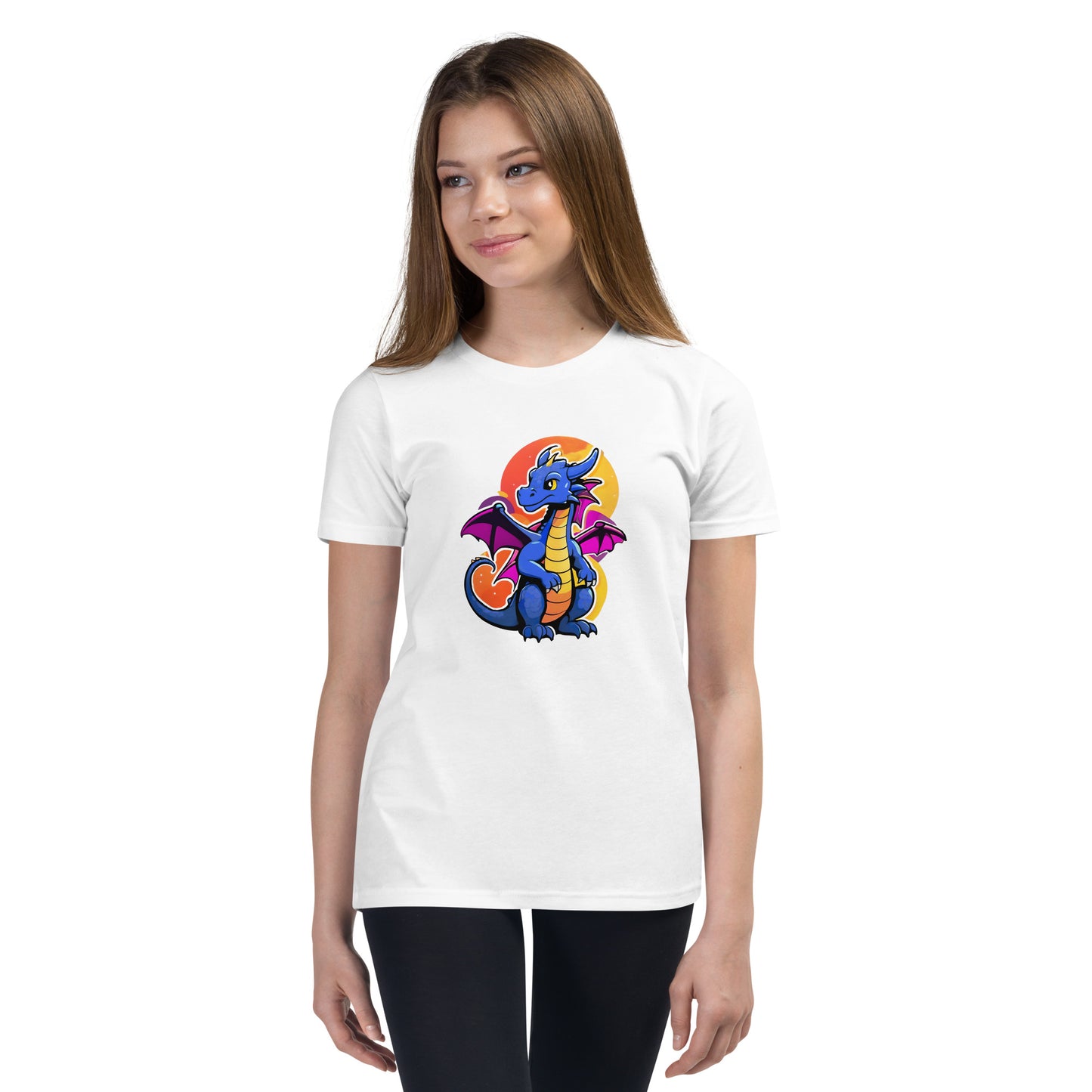 Cute Dragon Youth Short Sleeve T-Shirt