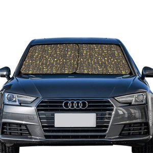 Drive Like an Egyptian Sun Shade (28" x 28") (Small) (Two Pieces)