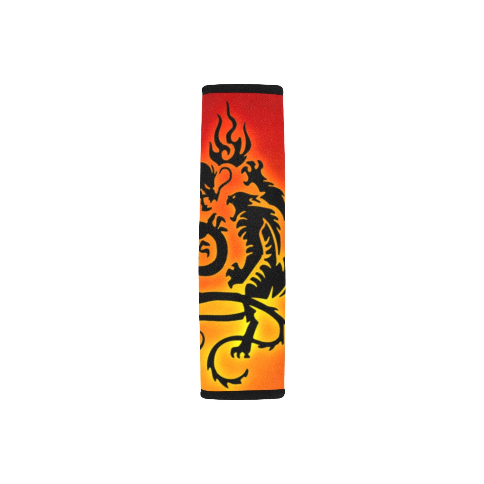 Tribal Tiger and Dragon Seat Belt Cover 7" x 8.5"