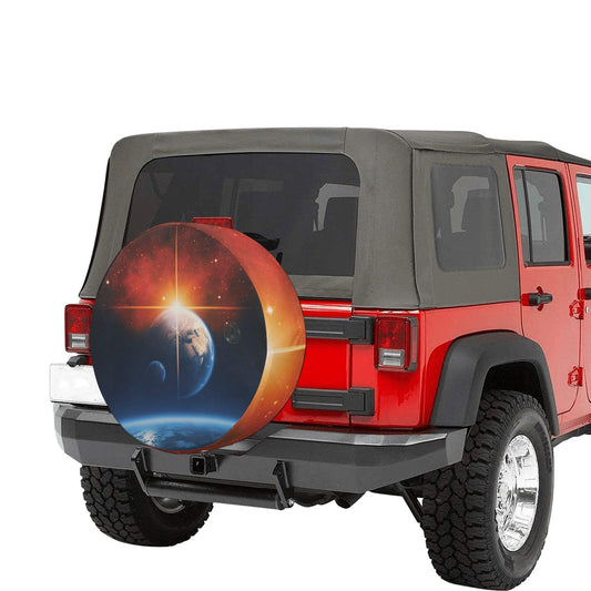 Beautiful Planet Spare Tire Cover (Medium) (16")