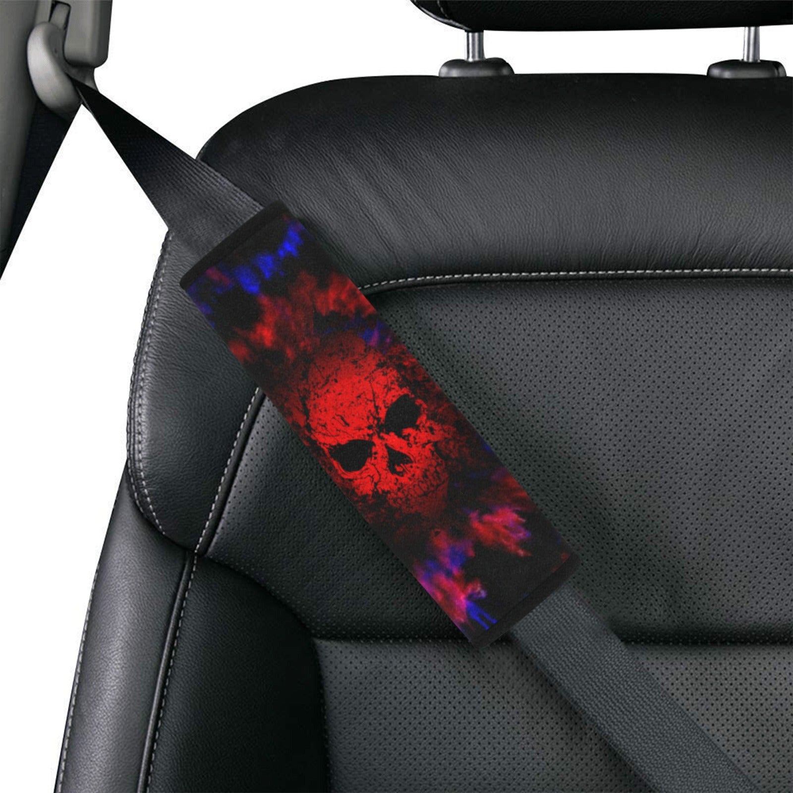 Crimson Chaos Seat Belt Cover 7" x 10"