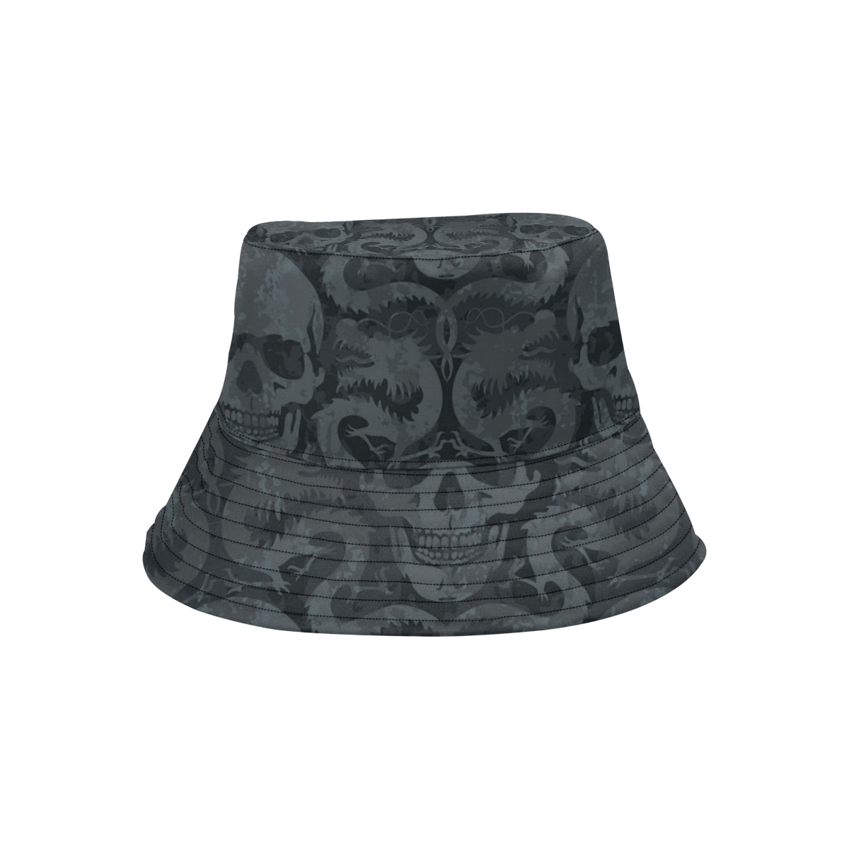 Dragons & Skulls Retro Bucket Hat