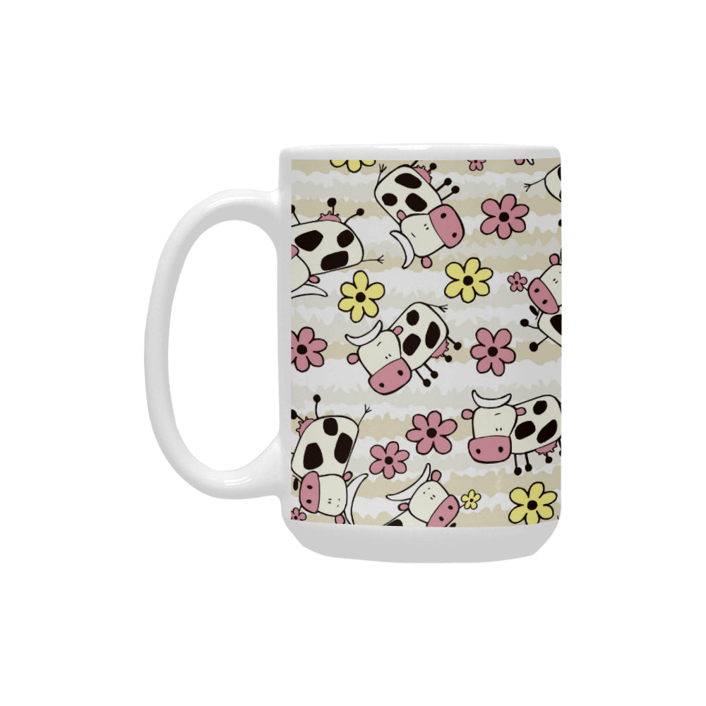 Happy Cows 15 oz Ceramic Mug Ceramic Mug (Made In USA)