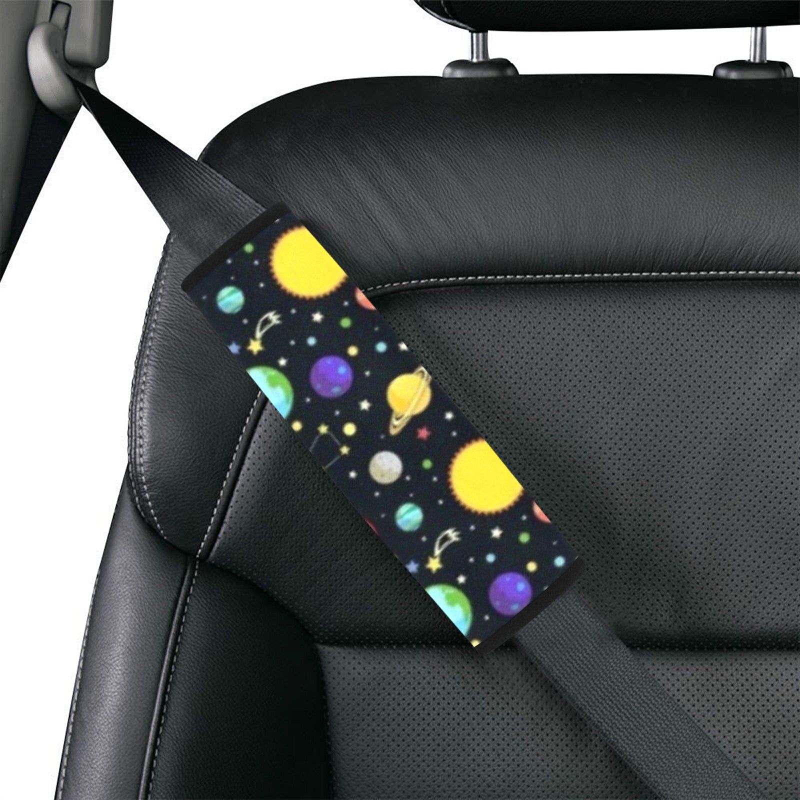 Solar System Car Seat Belt Cover 7" x 8.5"