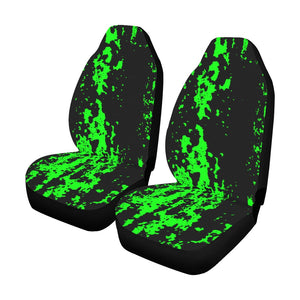 Neon Green Spray Bucket Seat Covers