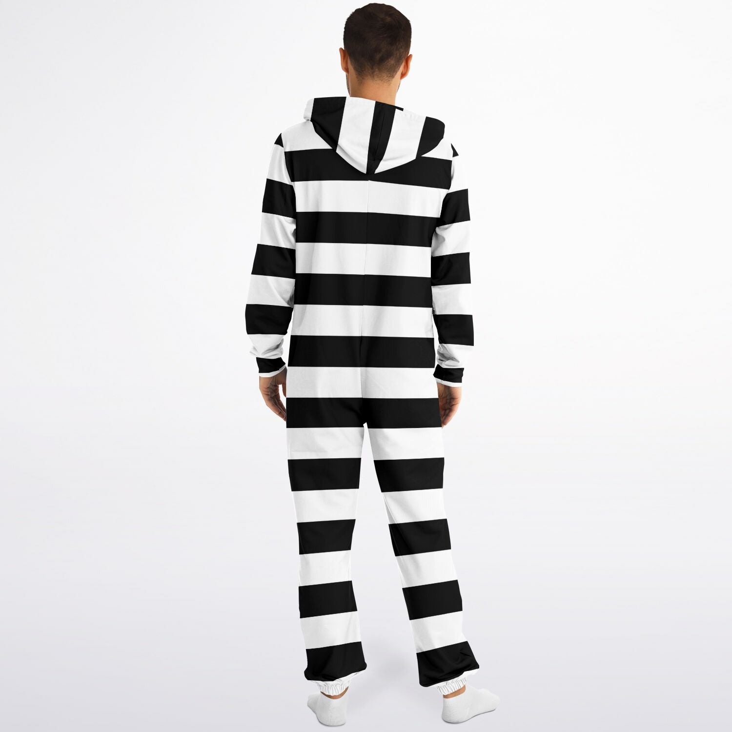 Prison Stripes Costume Jumpsuit