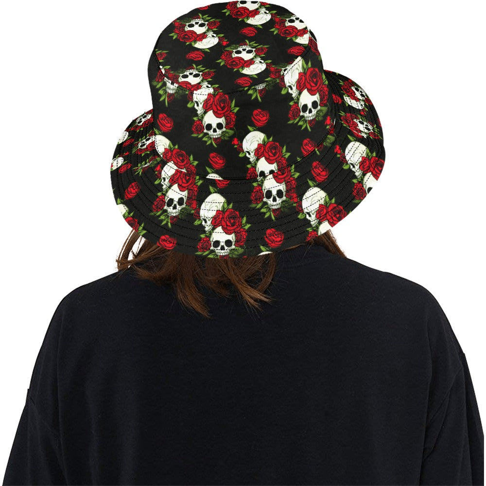 Skulls and Roses Unisex Bucket Hat