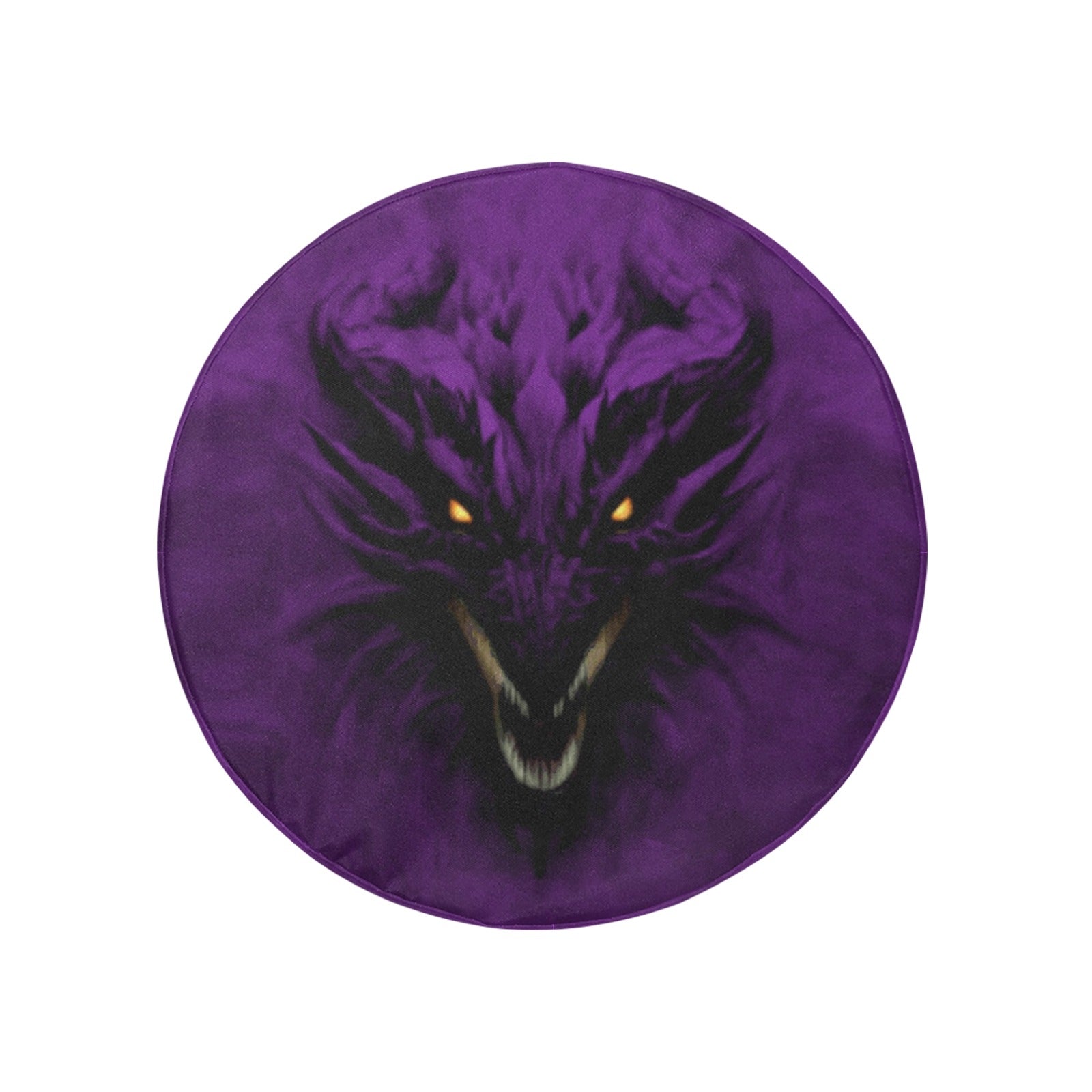 Purple Shadow Dragon Spare Tire Cover (Medium) (16")