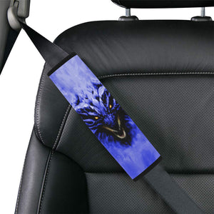 Blue Shadow Dragon Car Seat Belt Cover 7" x 10"
