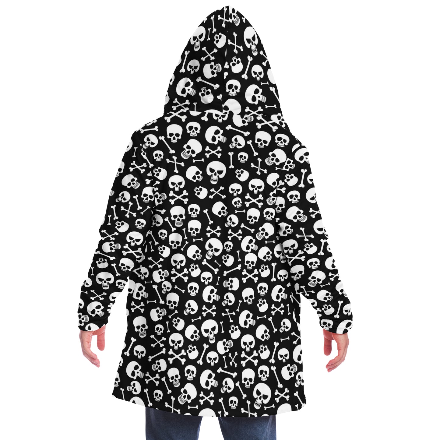 Skulls & Crossbones Hooded Cloak