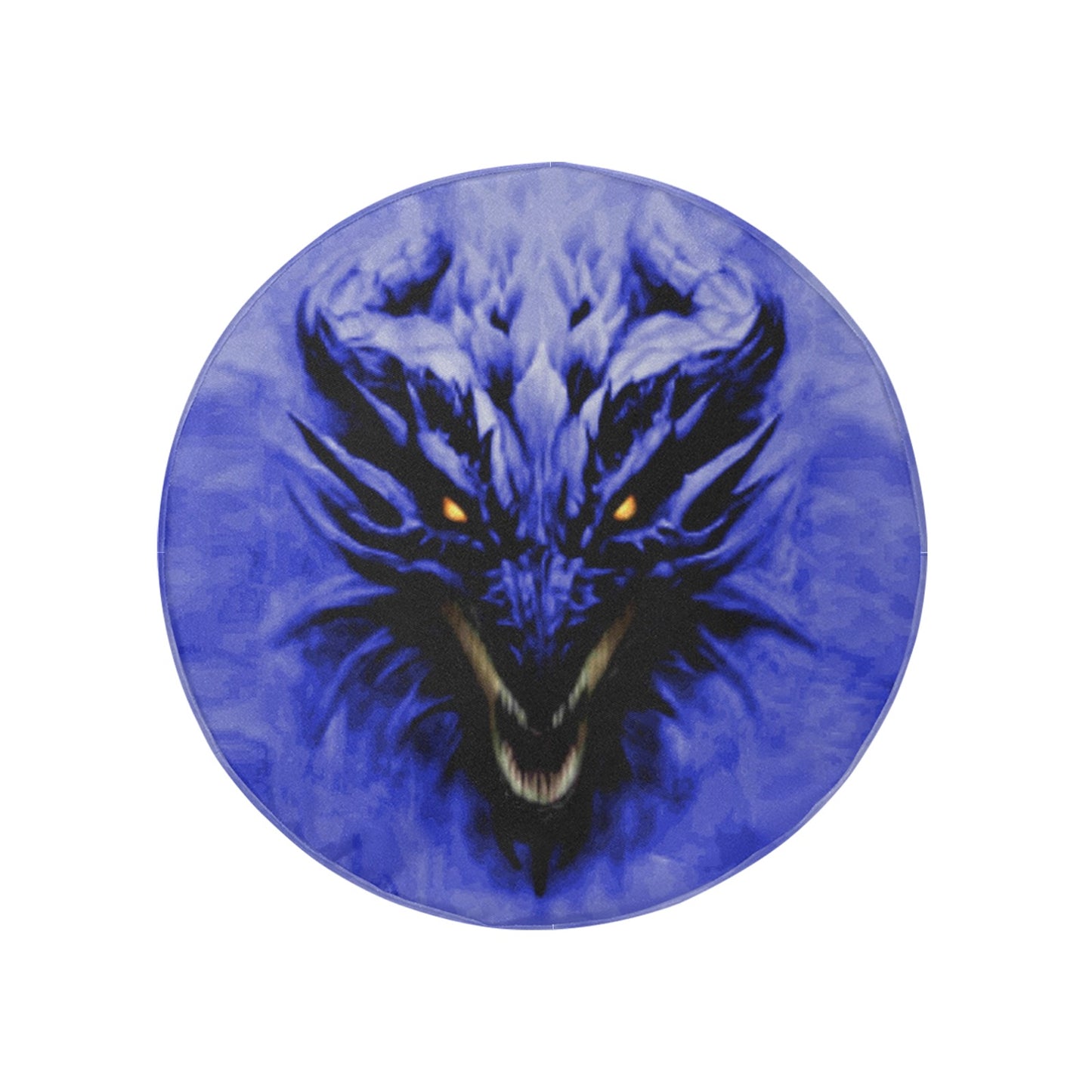 Blue Shadow Dragon Spare Tire Cover (Medium) (16")