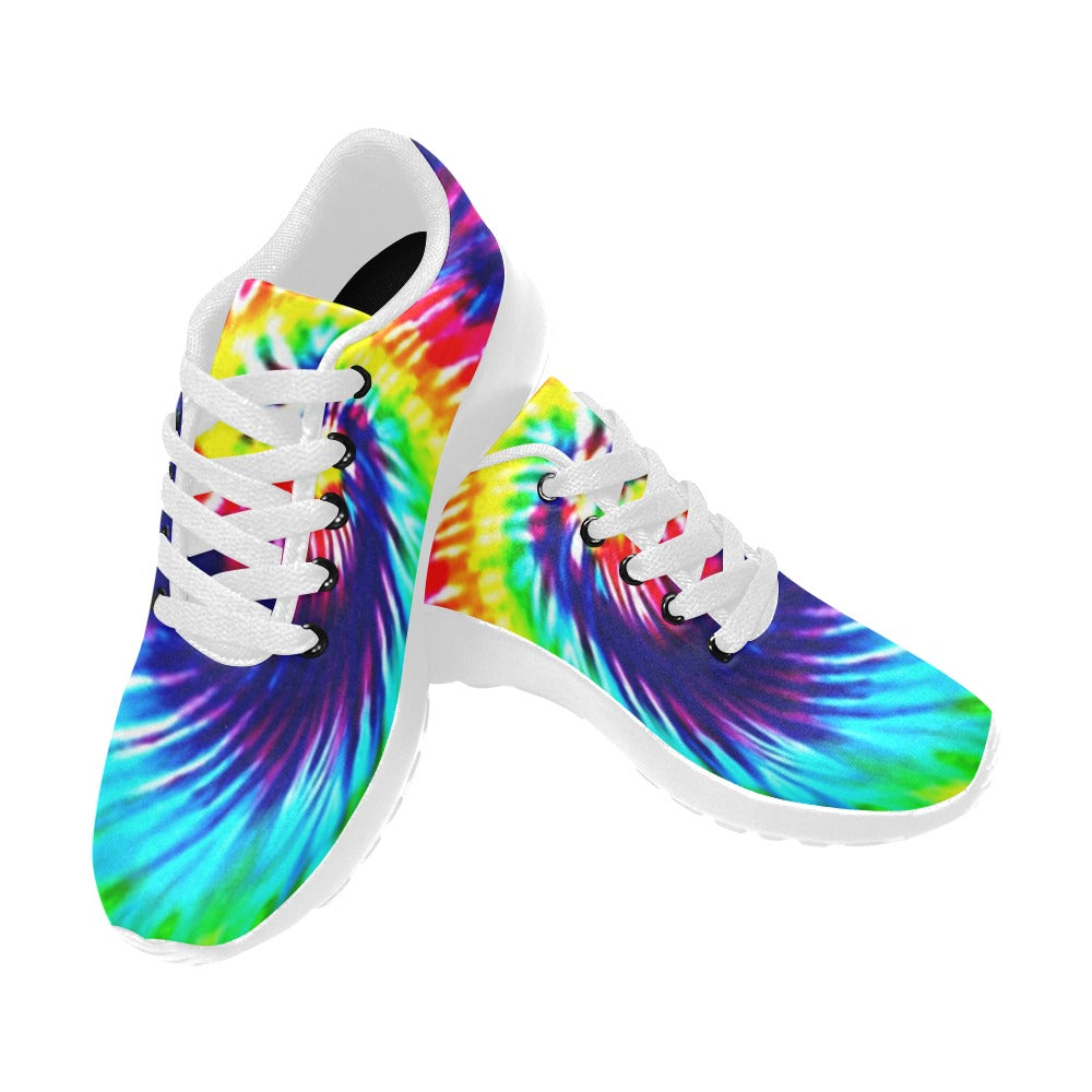 Rainbow Tie Dye Women's Sneakers