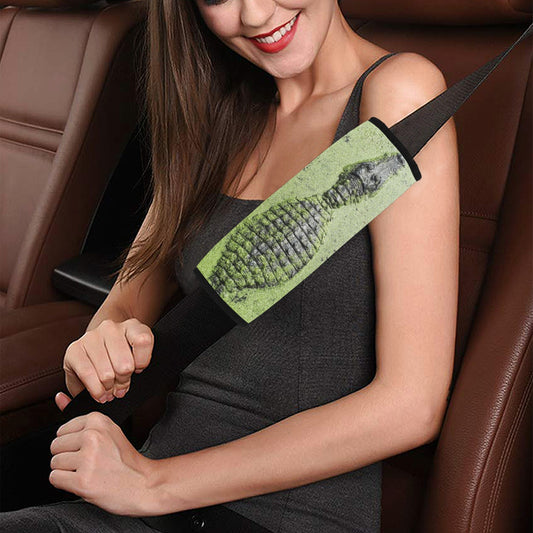 Gator in the Swamp Large Car Seat Belt Cover 7" x 12.6"