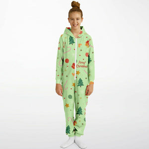 Merry Christmas One-Piece Youth Jumpsuit