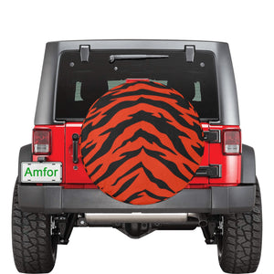 Bengal Tiger Stripe Spare Tire Cover (Large) (17")