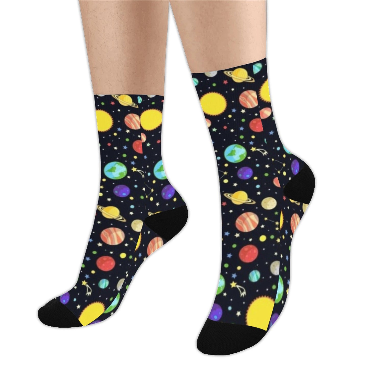 Solar System Sublimated Crew Socks