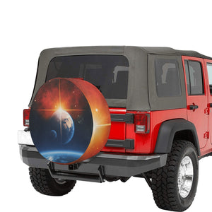 Beautiful Planet Spare Tire Cover (Large) (17")
