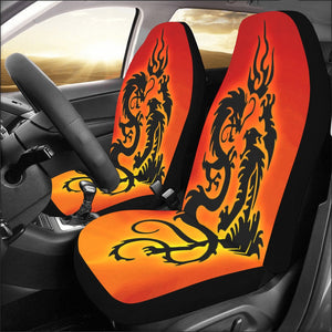Tribal Tiger and Dragon Bucket Seat Covers