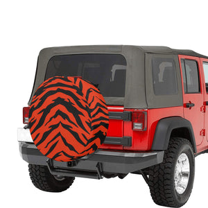 Bengal Tiger Stripe Spare Tire Cover (Large) (17")