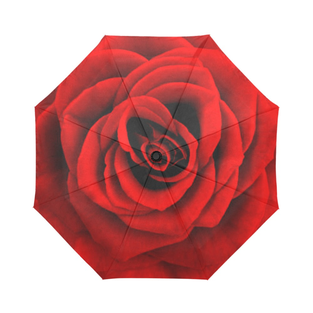 Rose Automatic Foldable Umbrella