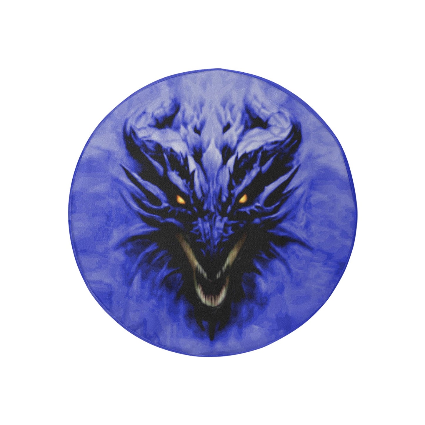 Blue Shadow Dragon Spare Tire Cover (Small) (15")