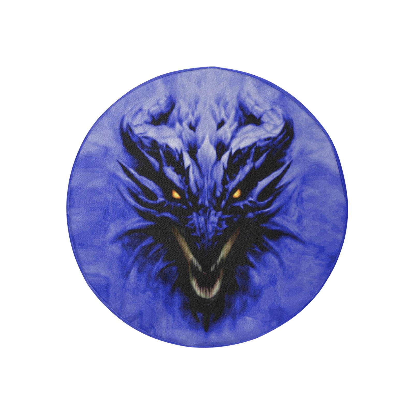 Blue Shadow Dragon Spare Tire Cover (Small) (15")