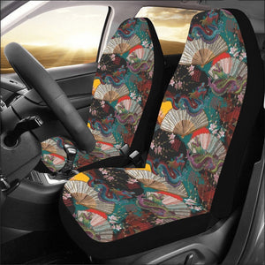 Dragons and Fans Bucket Seat Covers (Set of 2)
