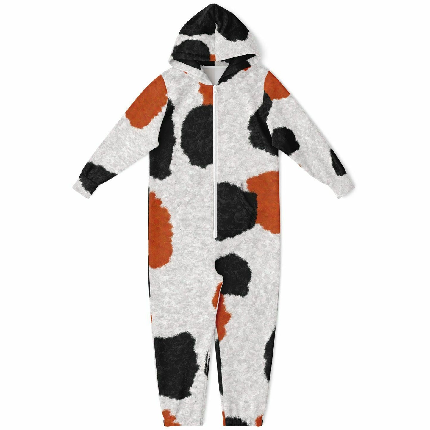 Calico Cat Fur Print Kids' Jumpsuit