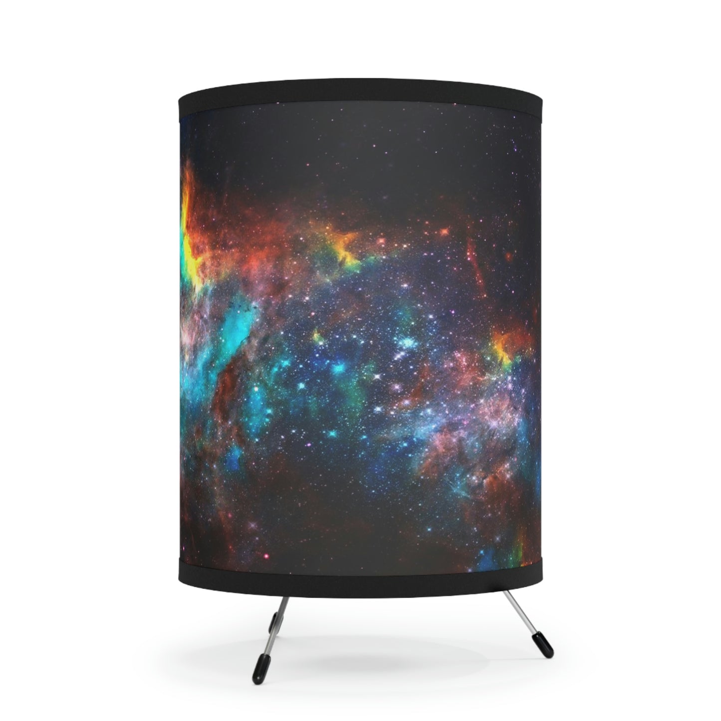 Colorful Nebula Tripod Lamp